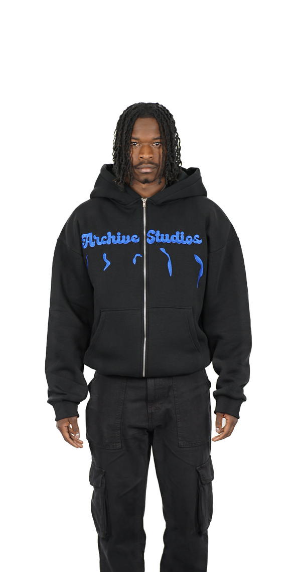 FW22 ZIP HOODIE BLACK